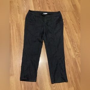 Plus size 24W denim pants women’s color dark blue with pockets brand d&co